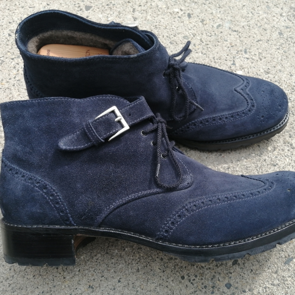 Gravati Handmade in Italy Womens Chukka Monk Strap